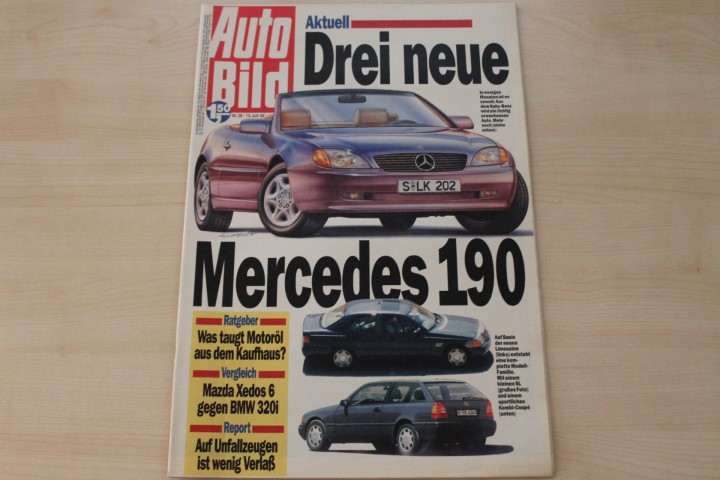 Deckblatt Auto Bild (29/1992)